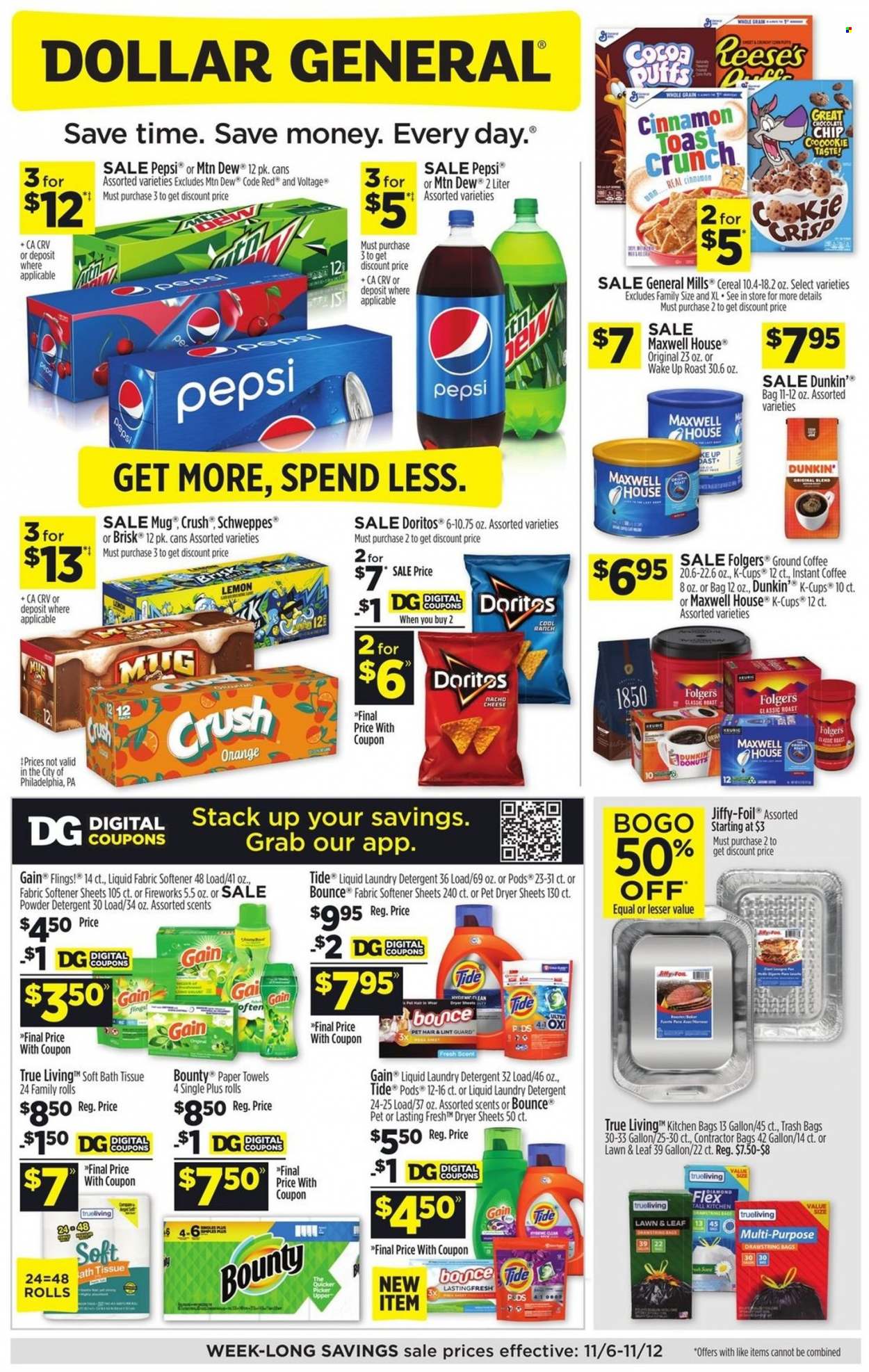 Dollar General ad - 11/06/2022 - 11/12/2022. Page 1
