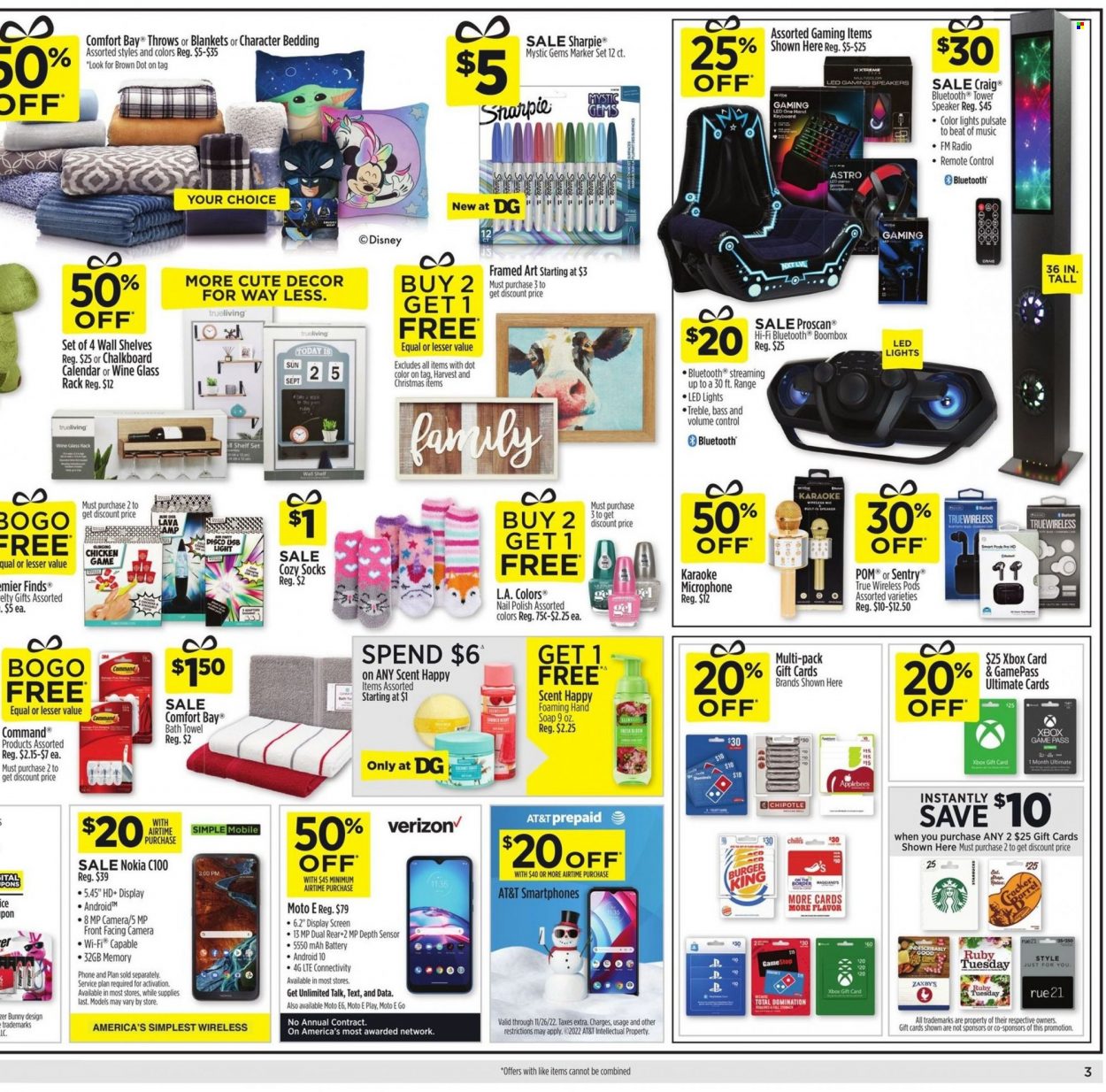 Dollar General ad - 11/24/2022 - 11/26/2022. Page 3