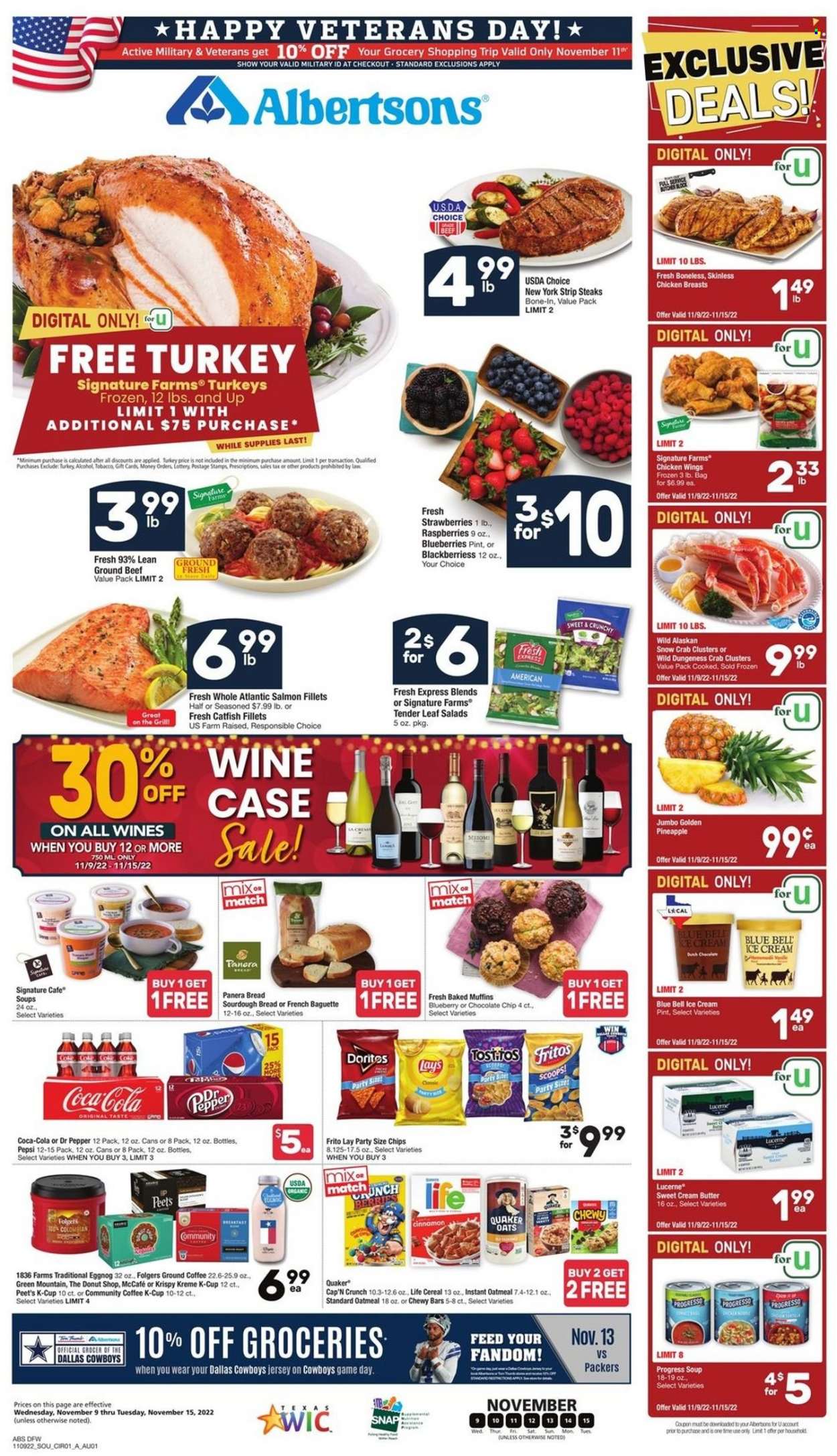Albertsons ad - 11/09/2022 - 11/15/2022. Page 1