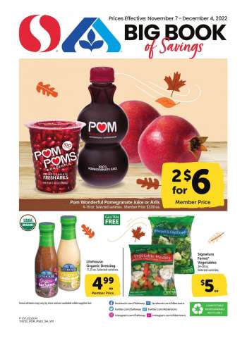 Albertsons Flyer - 11/07/2022 - 12/04/2022.