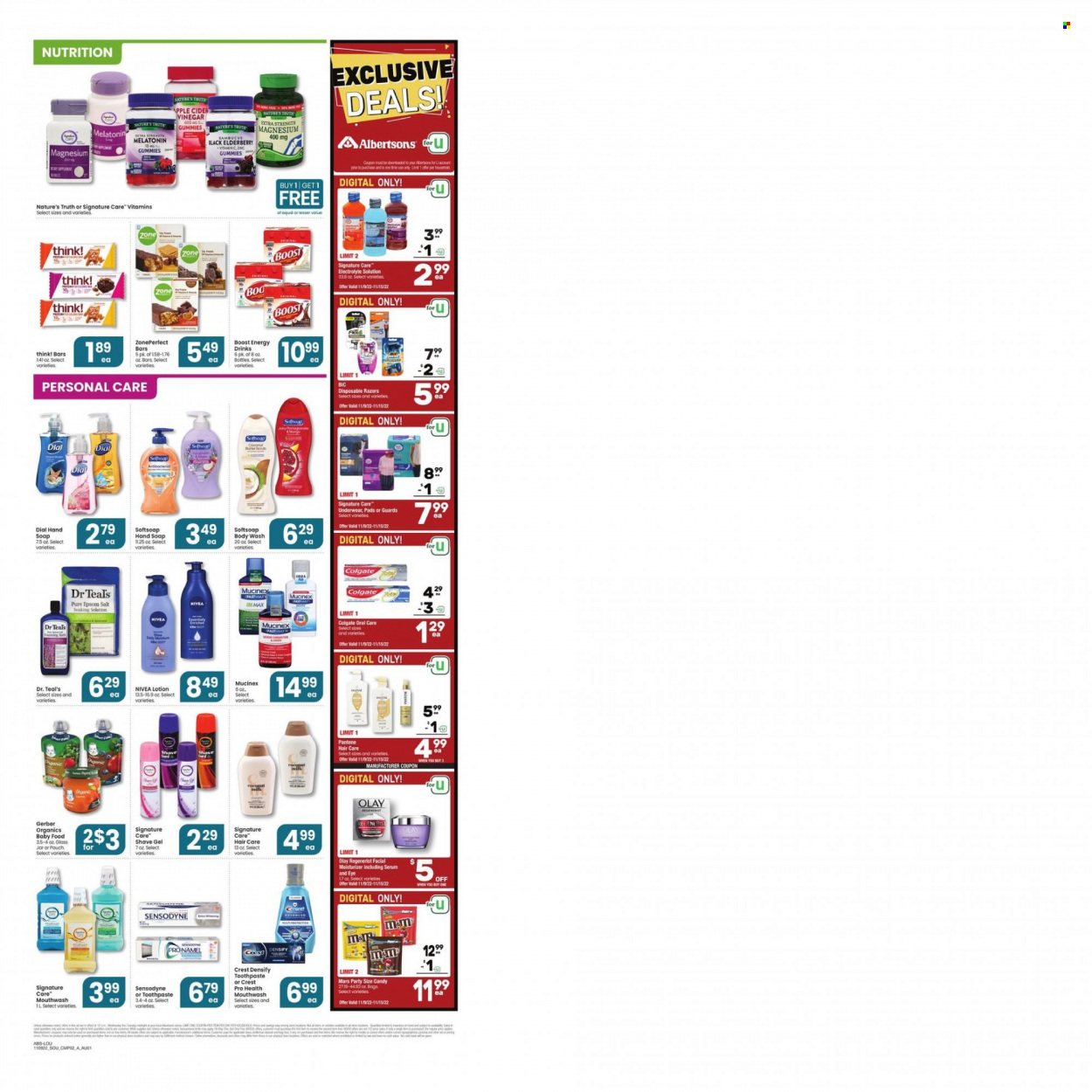 Albertsons ad - 11/09/2022 - 11/15/2022. Page 5