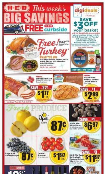 H-E-B Flyer - 11/09/2022 - 11/15/2022.
