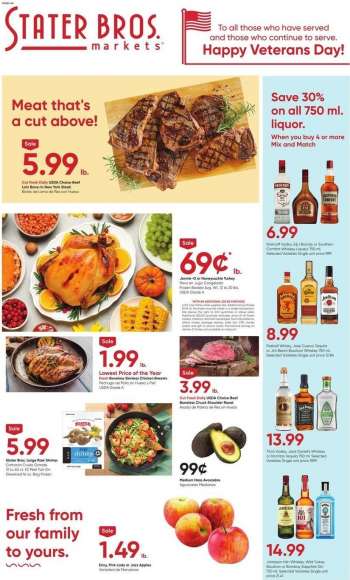 Stater Bros. Flyer - 11/09/2022 - 11/15/2022.