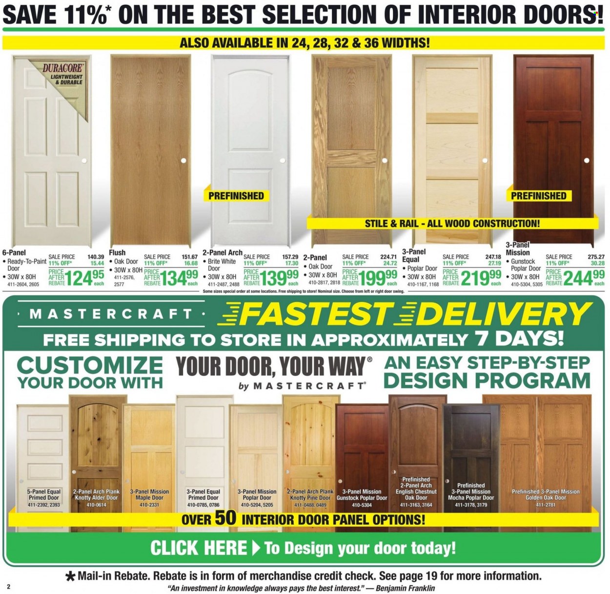 Menards ad - 11/10/2022 - 11/24/2022. Page 2