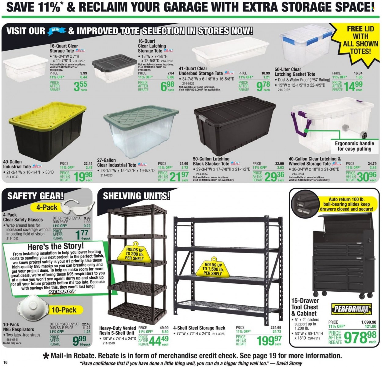 Menards ad - 11/10/2022 - 11/24/2022. Page 19