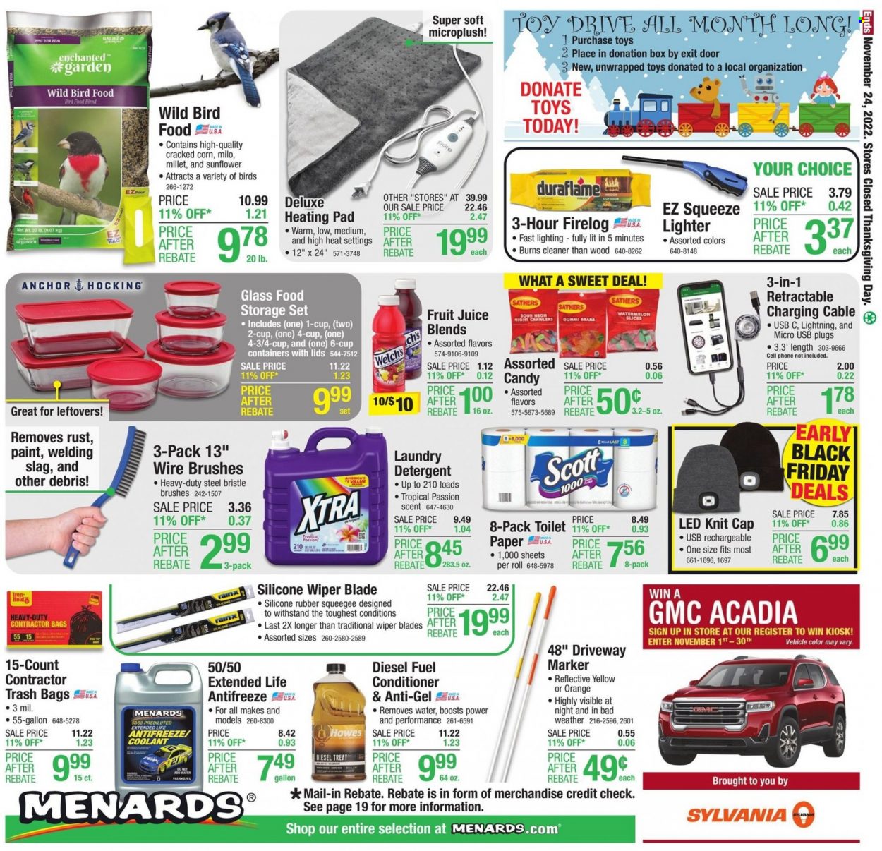 Menards ad - 11/10/2022 - 11/24/2022. Page 23
