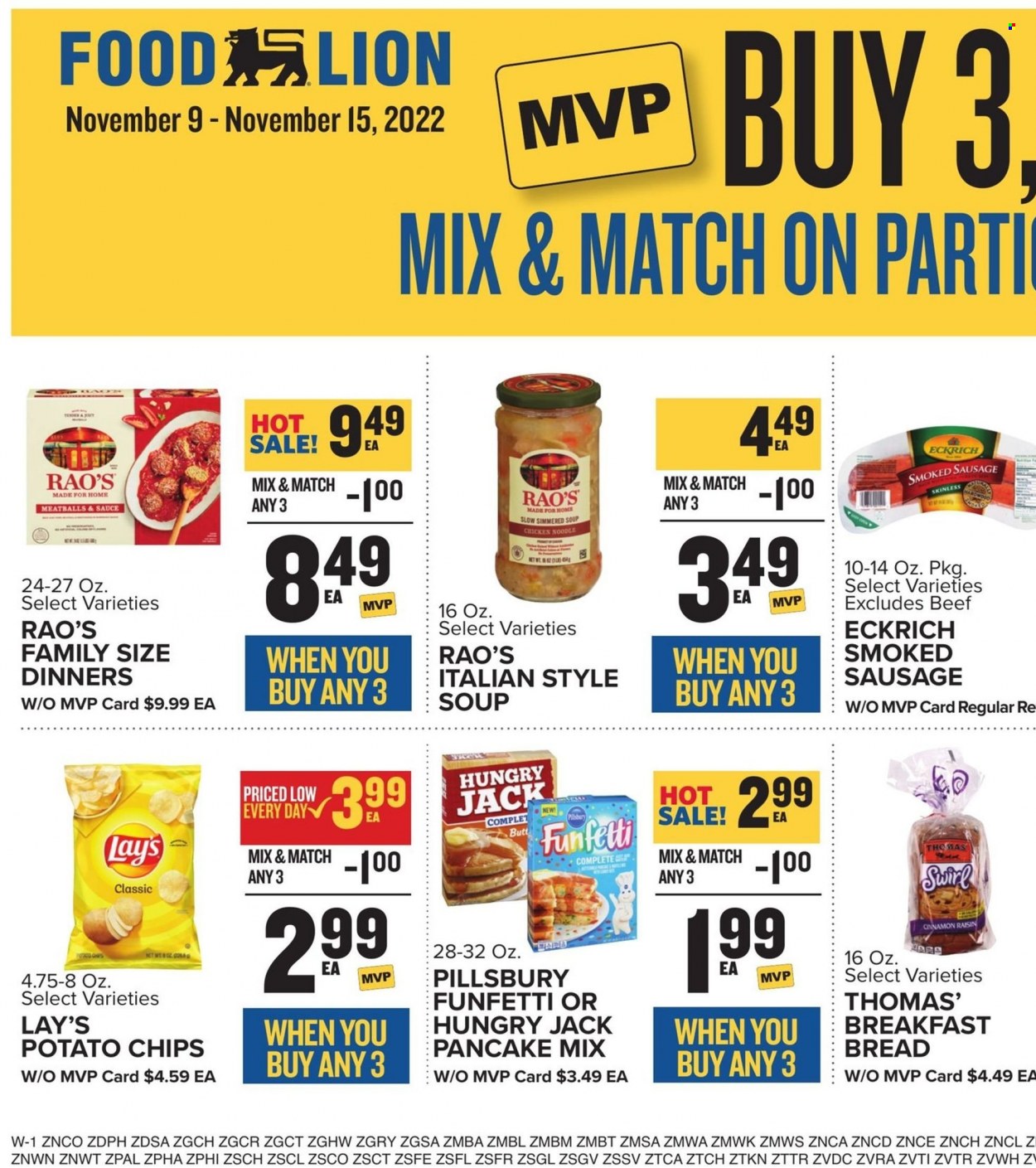 Food Lion ad - 11/09/2022 - 11/15/2022. Page 9