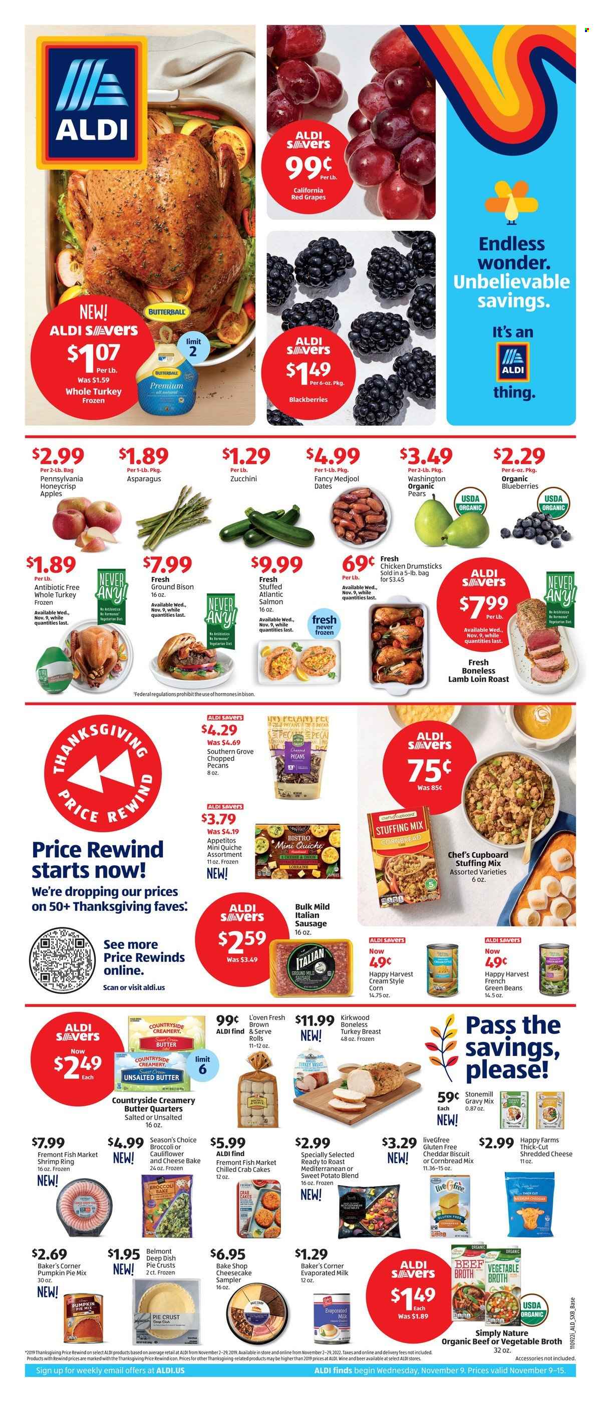 ALDI ad - 11/09/2022 - 11/15/2022. Page 1