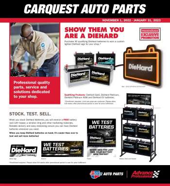 Carquest Flyer - 11/01/2022 - 01/31/2023.