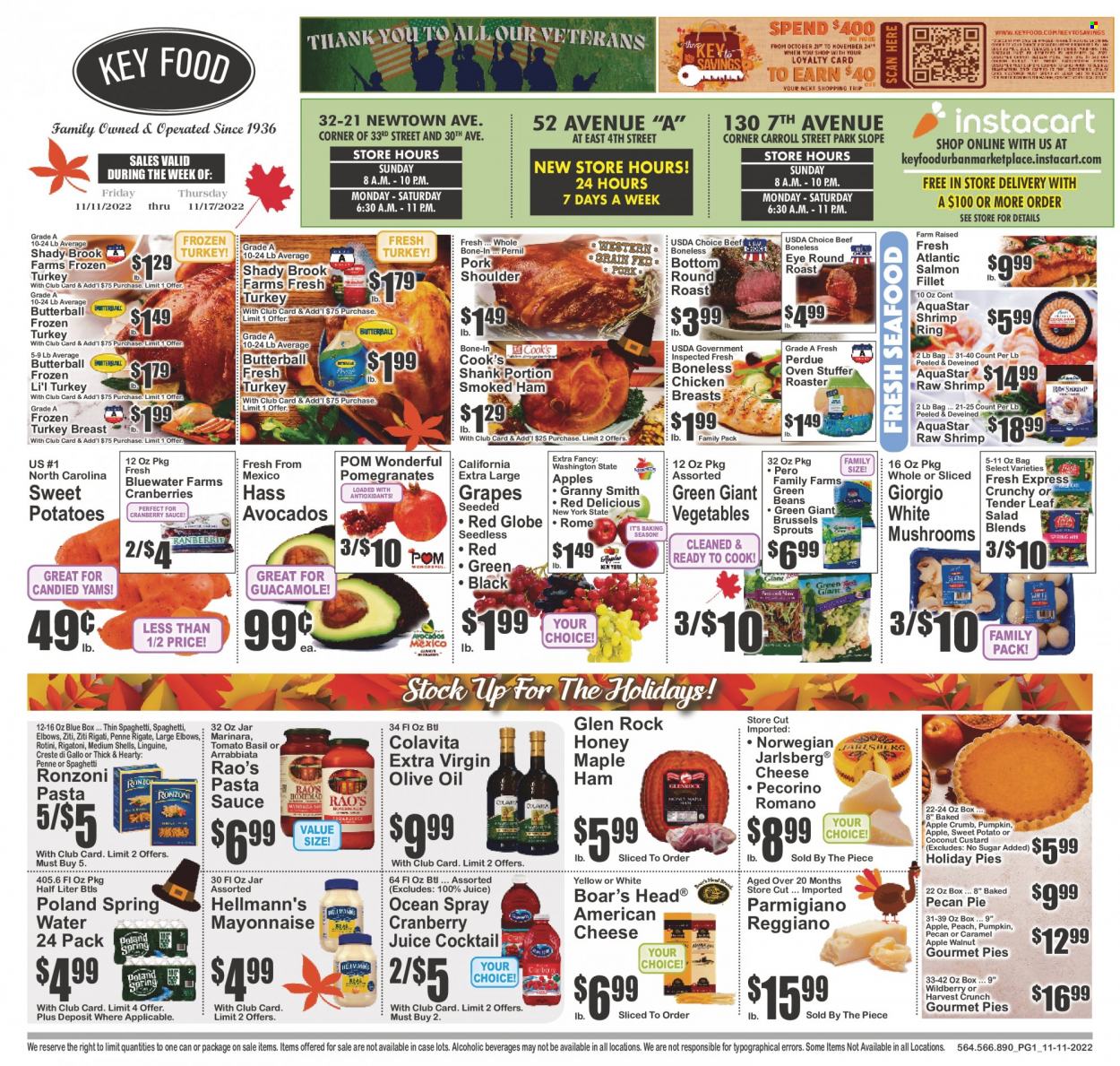Key Food ad - 11/11/2022 - 11/17/2022. Page 1