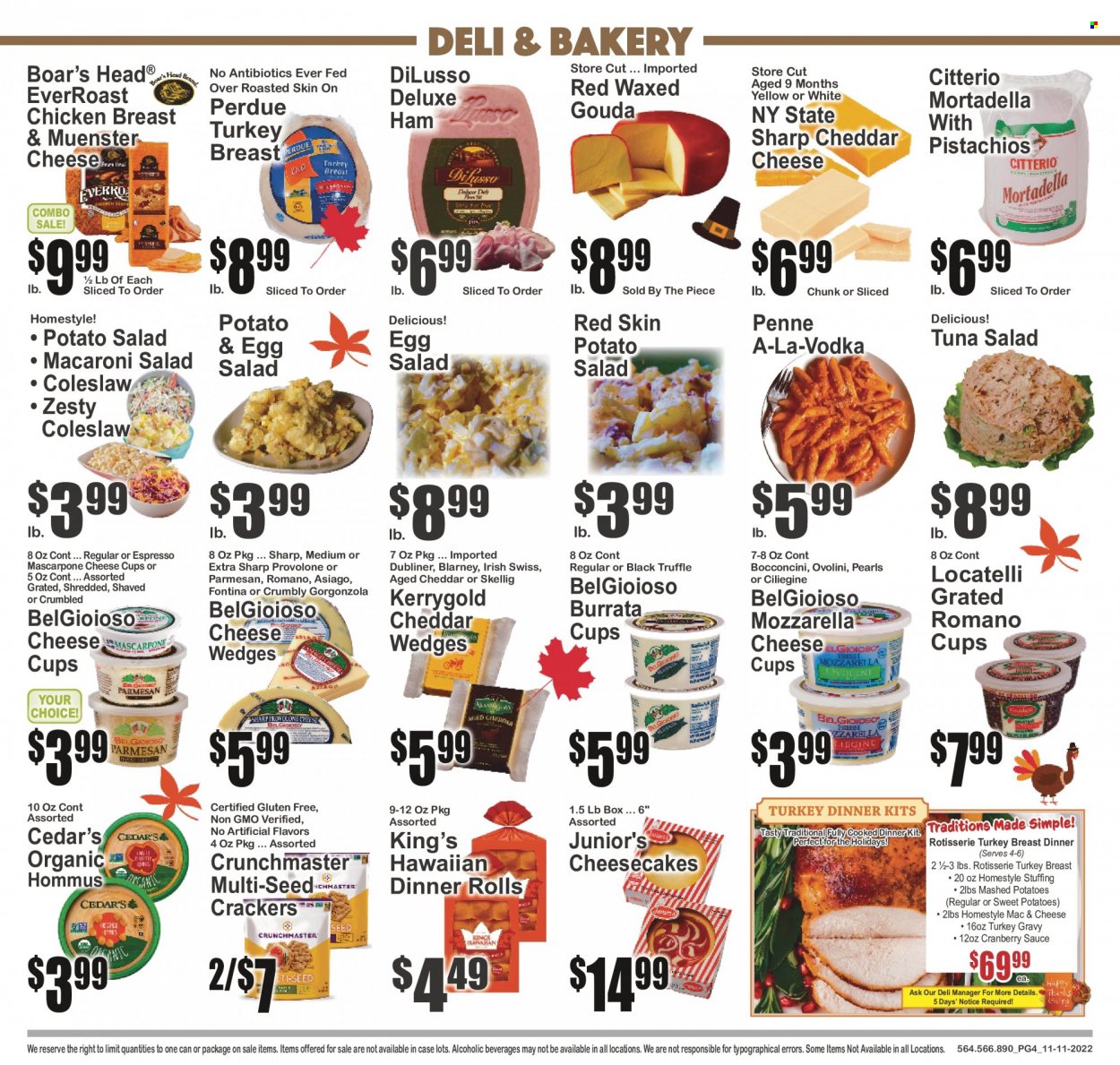 Key Food ad - 11/11/2022 - 11/17/2022. Page 4