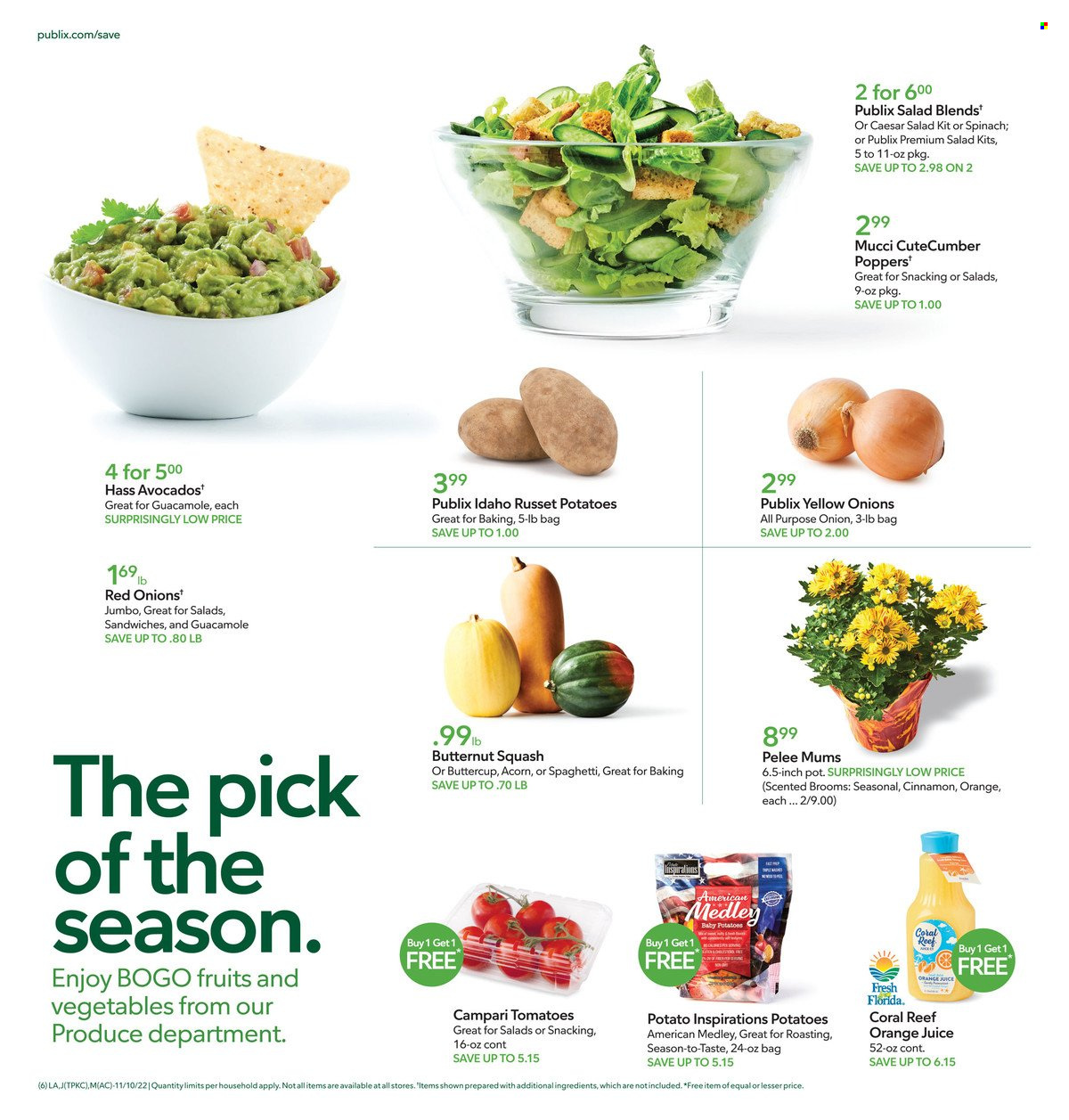 Publix ad - 11/10/2022 - 11/16/2022. Page 6
