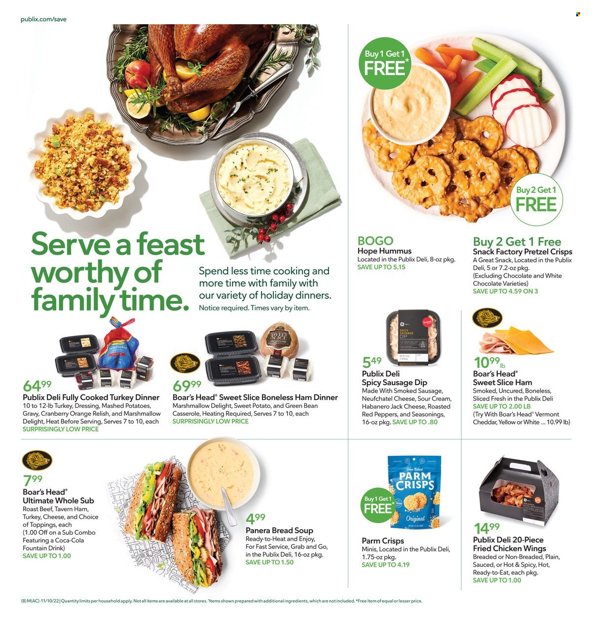 Publix ad - 11/10/2022 - 11/16/2022. Page 8