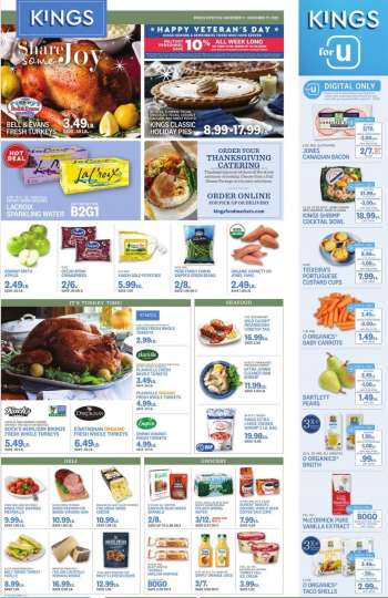 Kings Food Markets Flyer - 11/11/2022 - 11/17/2022.