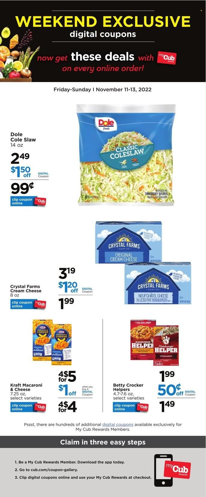 Cub Foods ad - 11/11/2022 - 11/13/2022. Page 1