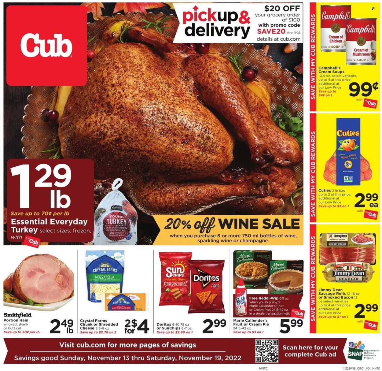 Cub Foods ad - 11/13/2022 - 11/19/2022. Page 1