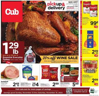 Cub Foods Flyer - 11/13/2022 - 11/19/2022.