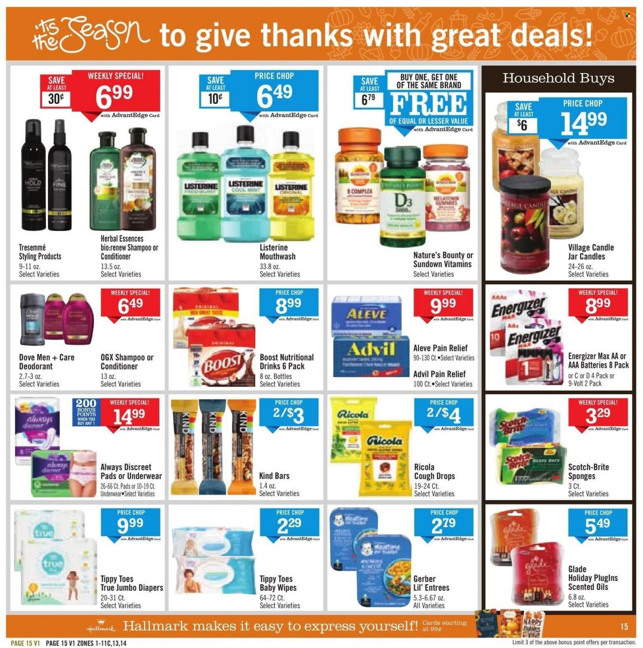 Price Chopper ad - 11/13/2022 - 11/19/2022. Page 15