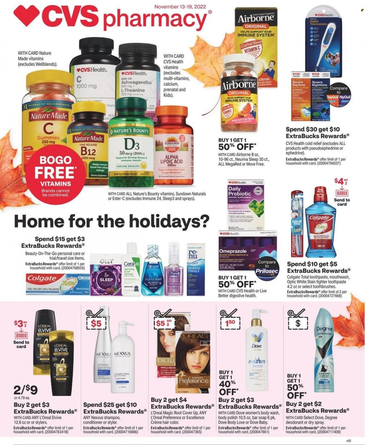 CVS Pharmacy ad - 11/13/2022 - 11/19/2022. Page 1