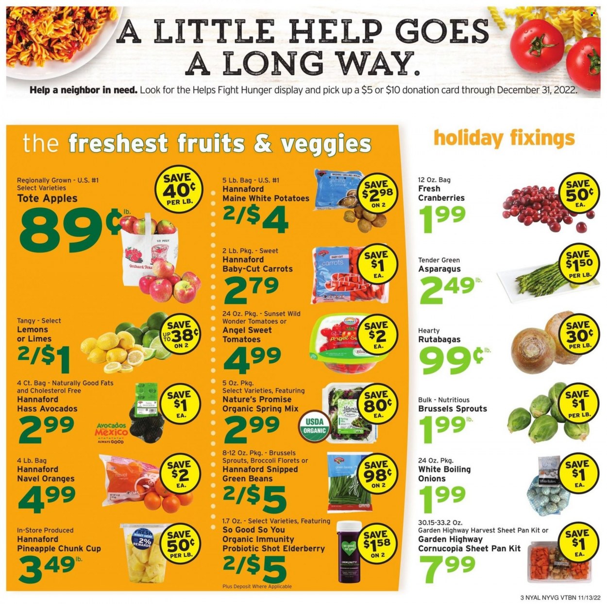 Hannaford ad - 11/13/2022 - 11/19/2022. Page 3