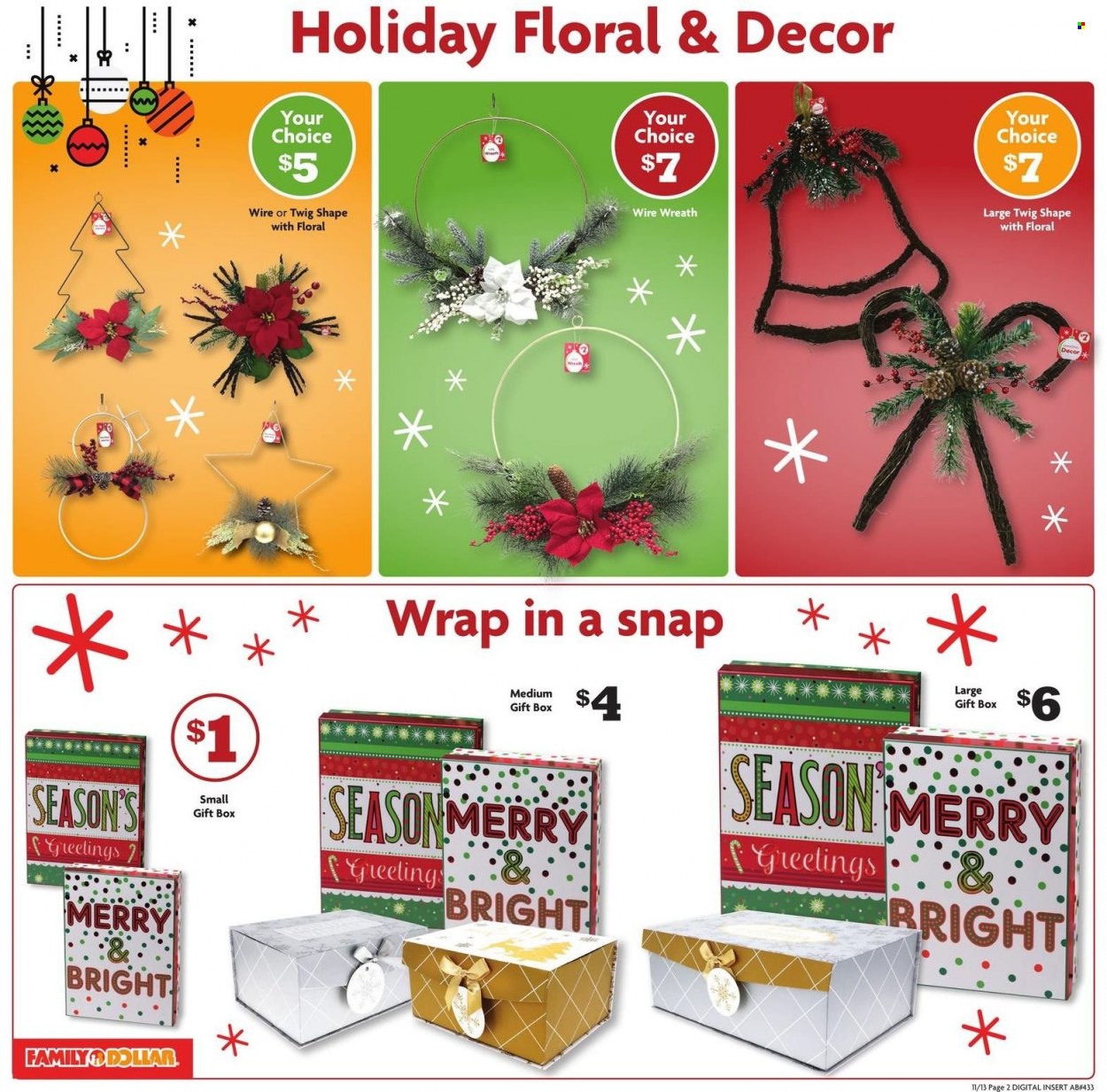 Family Dollar ad - 11/13/2022 - 11/19/2022. Page 5