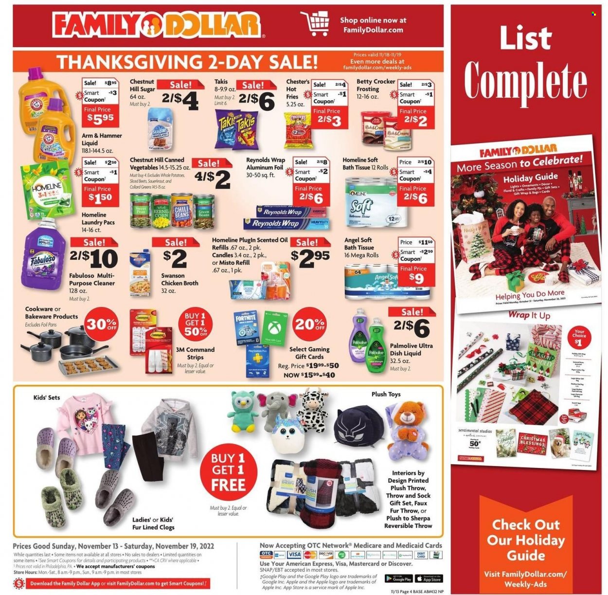 Family Dollar ad - 11/13/2022 - 11/19/2022. Page 9