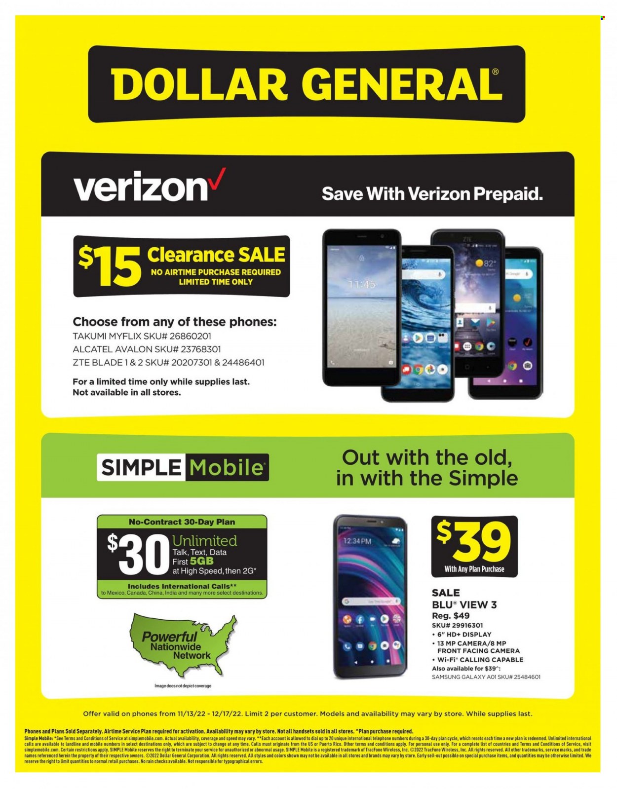 Dollar General ad - 11/13/2022 - 12/17/2022. Page 2