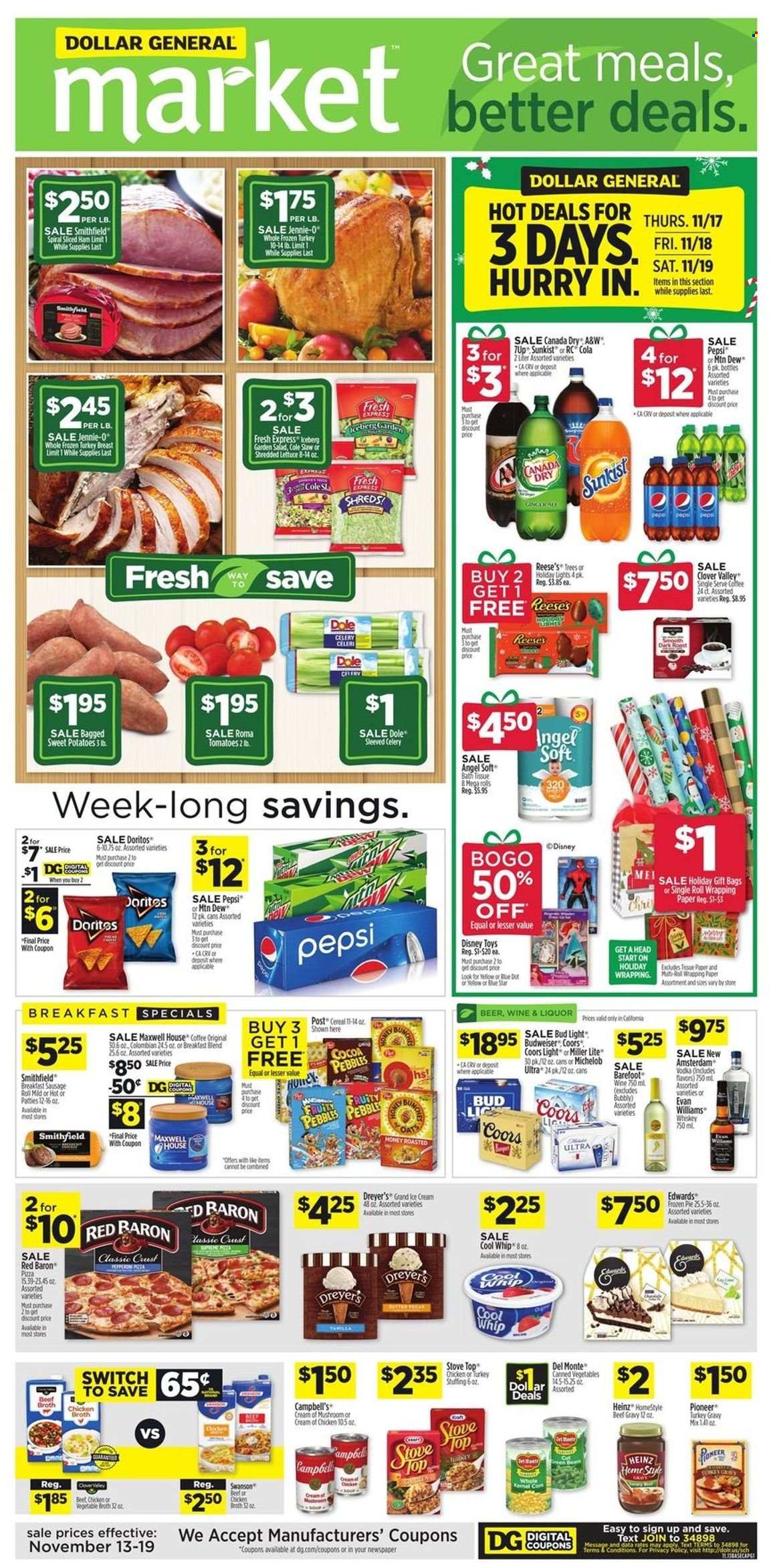 Dollar General ad - 11/13/2022 - 11/19/2022. Page 1