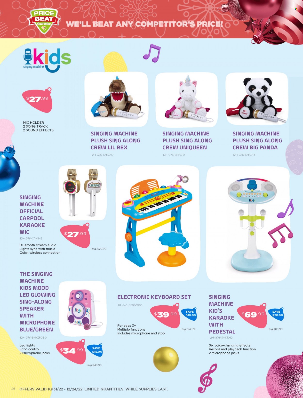 thumbnail - Curacao Flyer - 10/31/2022 - 12/24/2022 - Sales products - holder, keyboard, speaker, panda. Page 26.