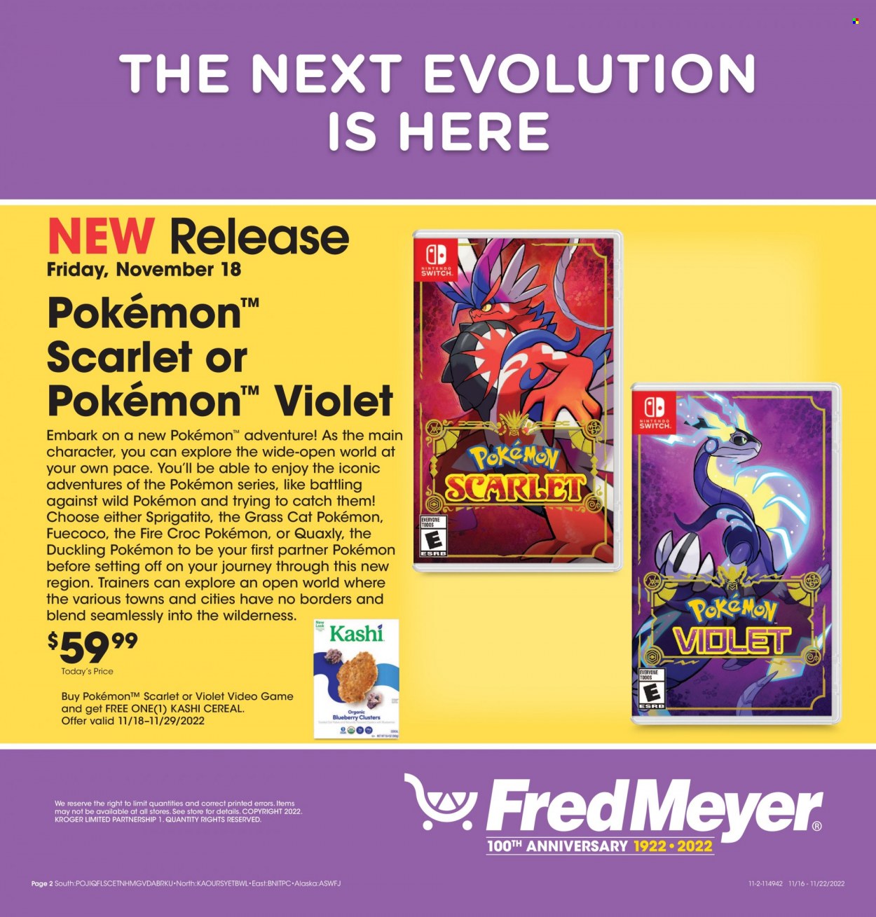 Fred Meyer ad - 11/16/2022 - 11/22/2022. Page 2