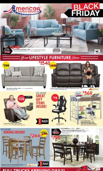 American Furniture Warehouse Flyer - 11/13/2022 - 11/19/2022.