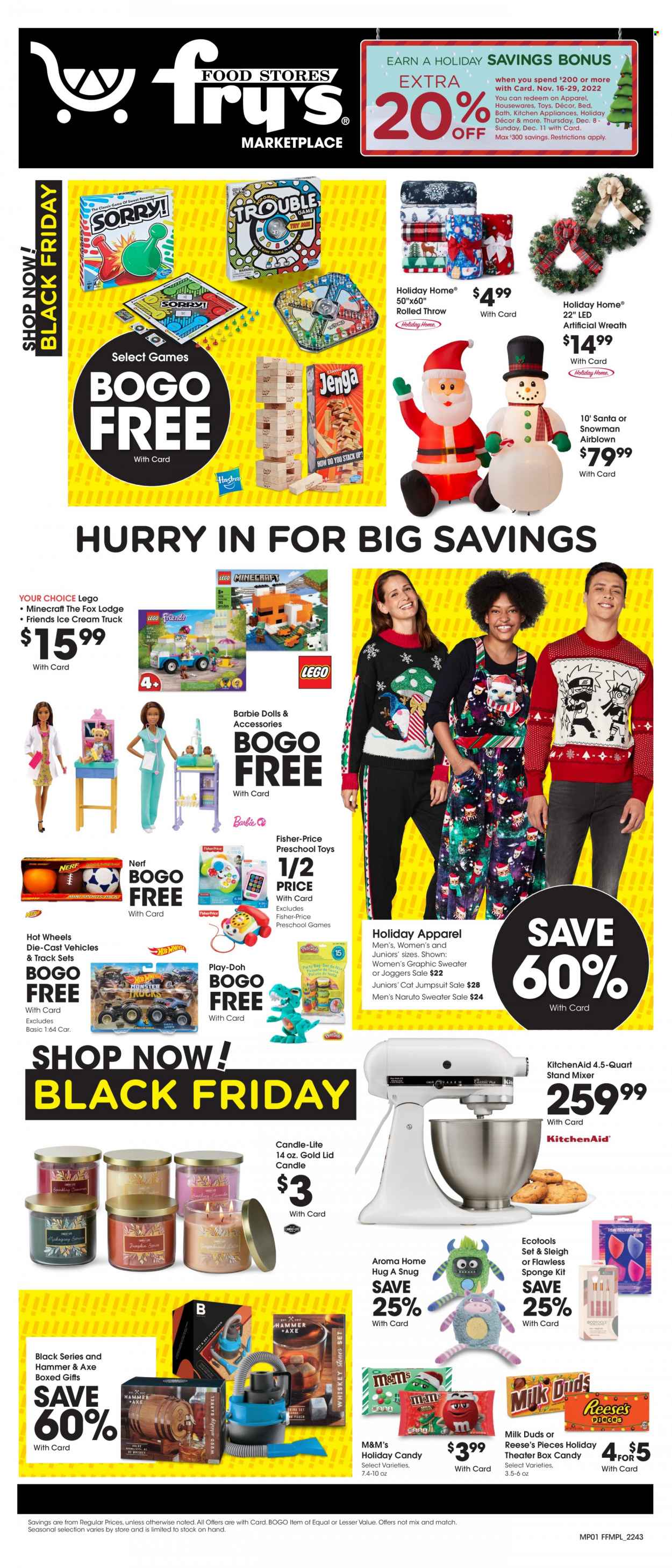 Fry’s ad - 11/25/2022 - 11/29/2022. Page 1