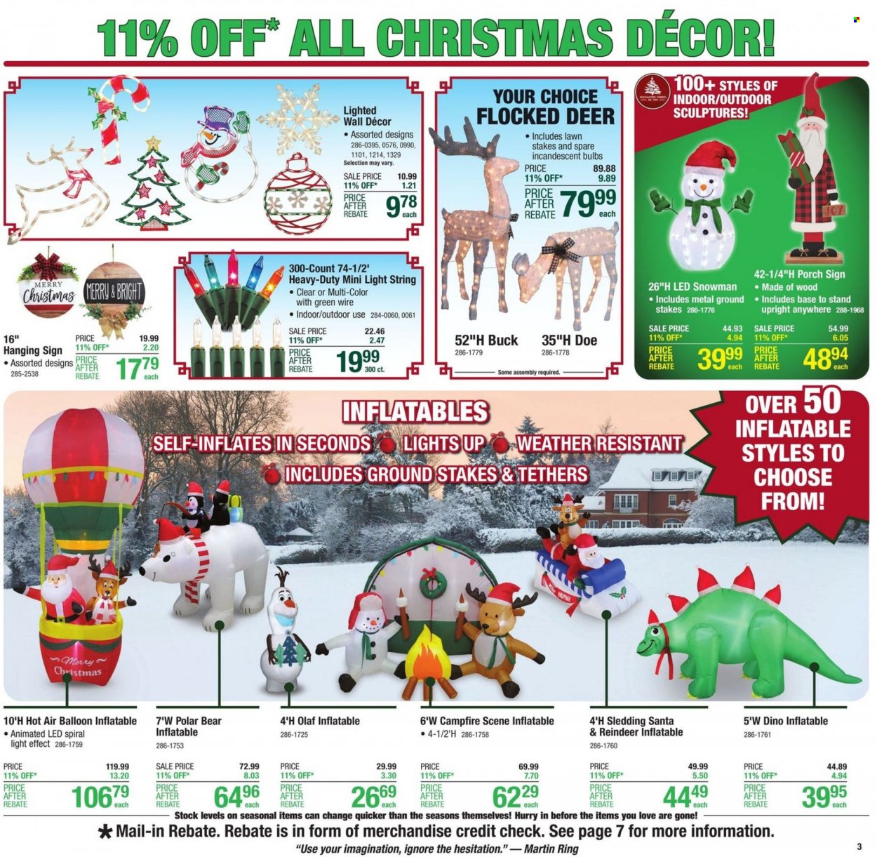 Menards ad - 11/17/2022 - 11/24/2022. Page 3