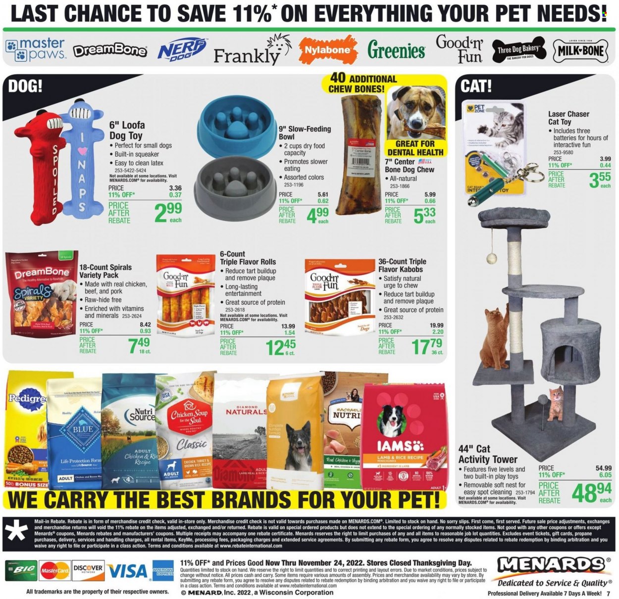Menards ad - 11/17/2022 - 11/24/2022. Page 7