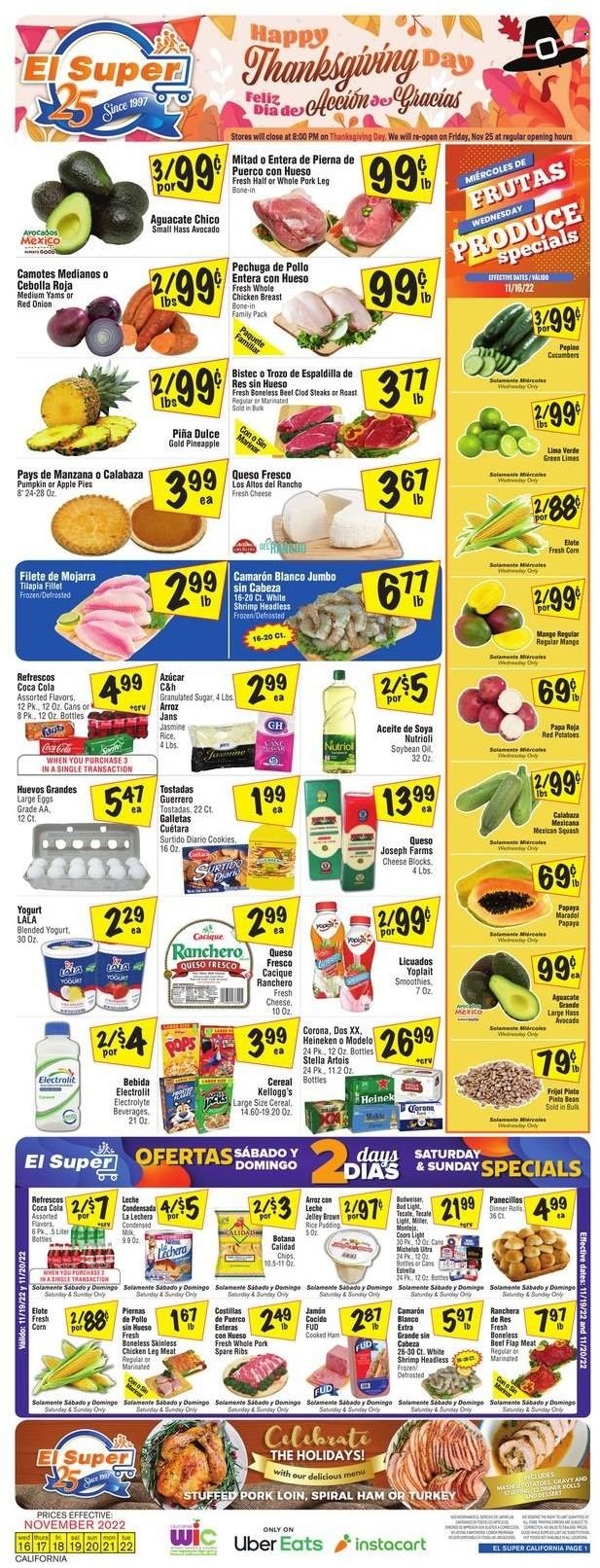 El Super ad - 11/16/2022 - 11/22/2022. Page 1