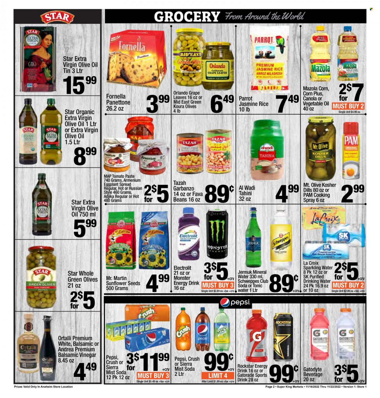 Super King Markets ad - 11/16/2022 - 11/22/2022. Page 2