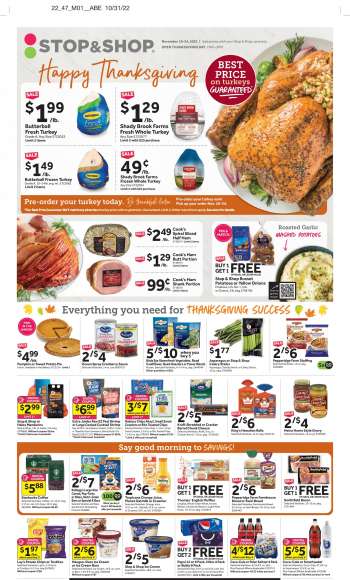 Stop & Shop Flyer - 11/18/2022 - 11/24/2022.