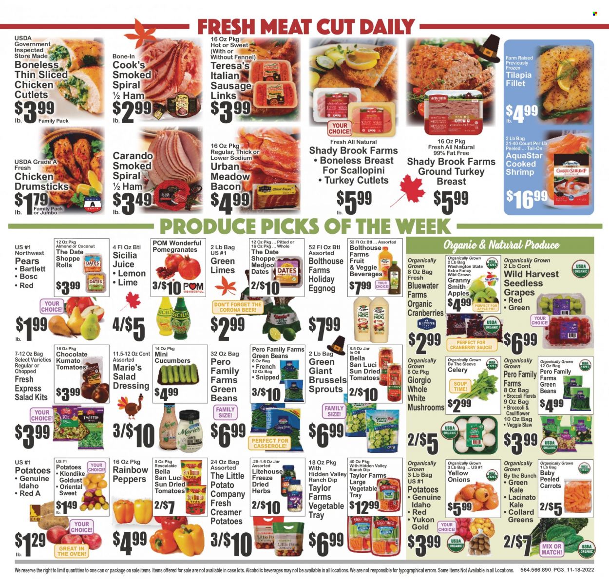 Key Food ad - 11/18/2022 - 11/24/2022. Page 3