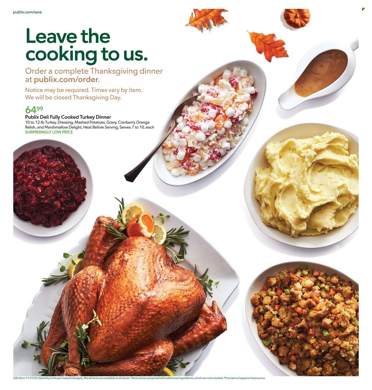 Publix ad - 11/17/2022 - 11/23/2022. Page 19