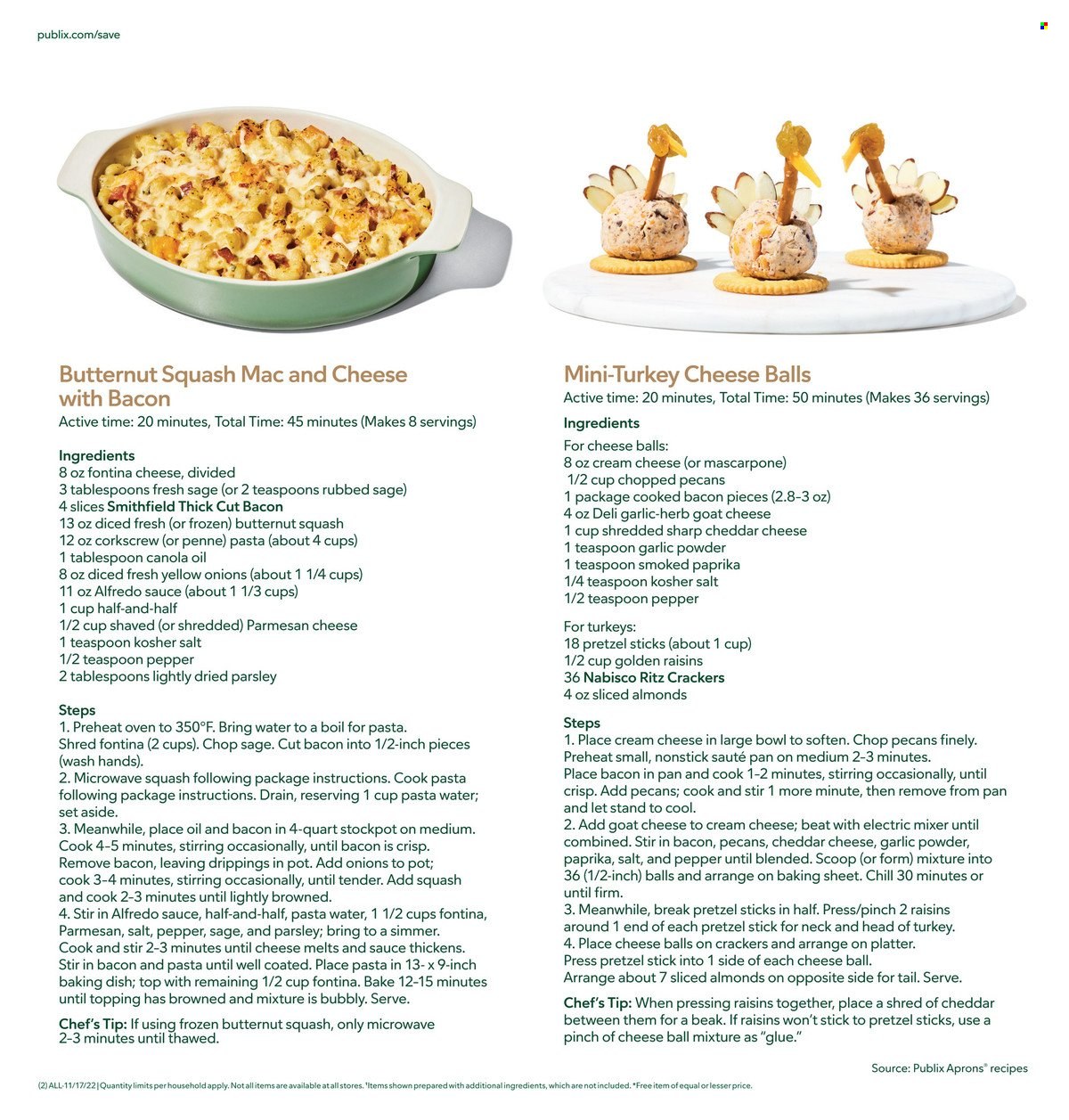 Publix ad - 11/17/2022 - 11/23/2022. Page 20
