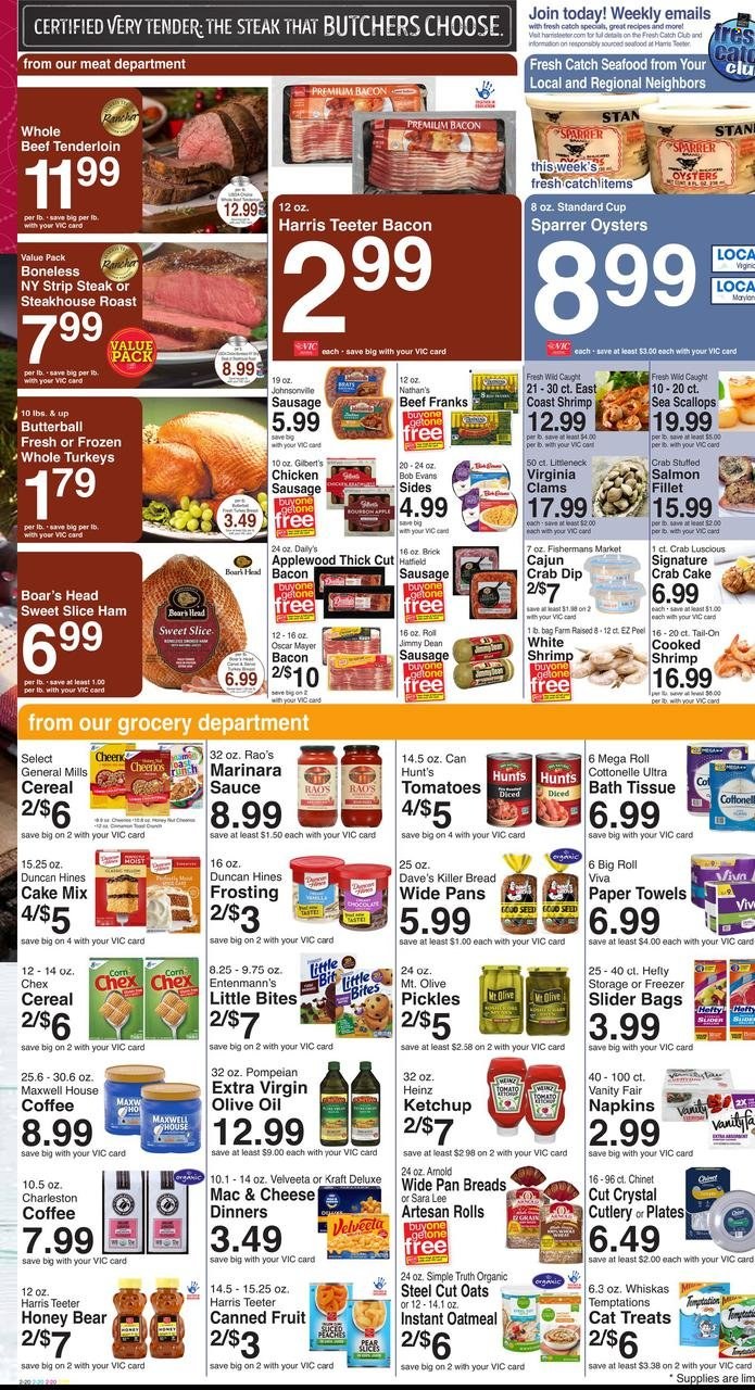 Harris Teeter ad - 11/16/2022 - 11/24/2022. Page 3