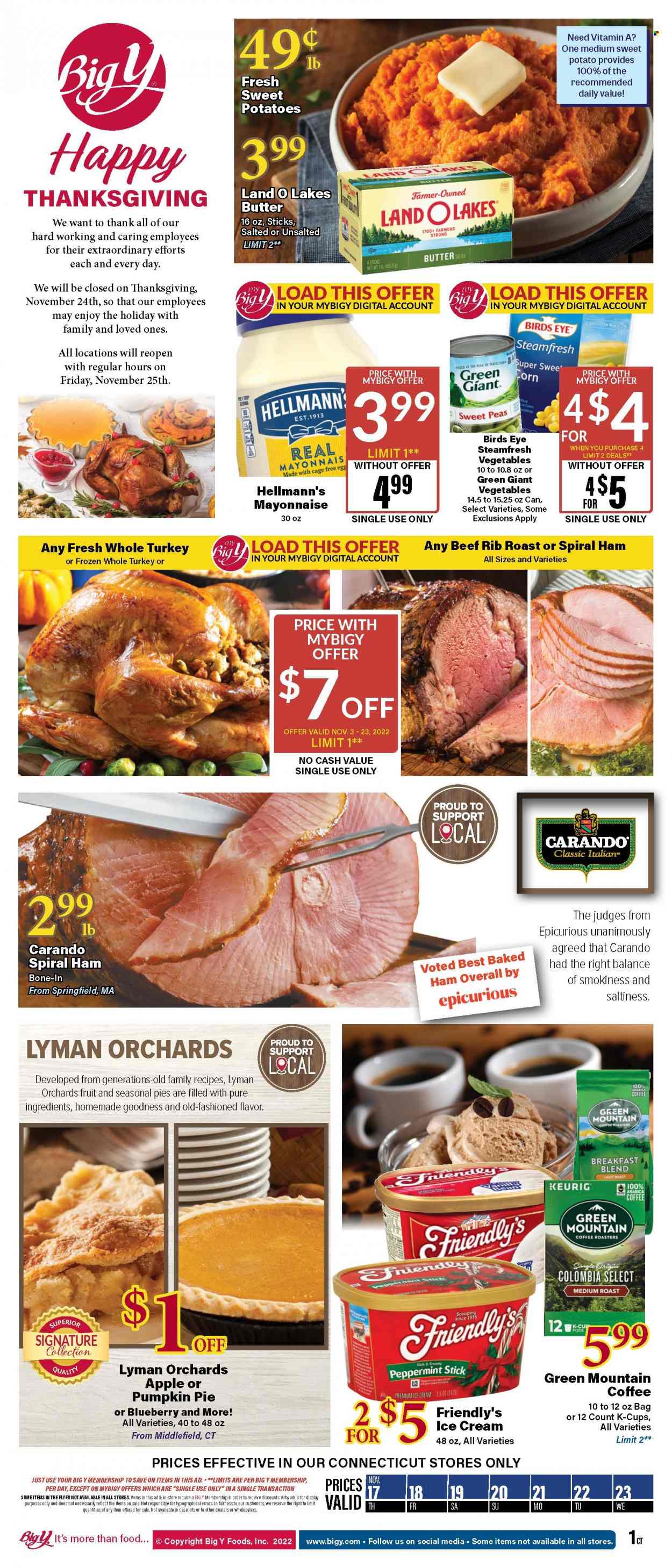 Big Y ad - 11/17/2022 - 11/23/2022. Page 1