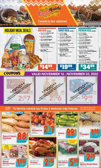 Fiesta Foods SuperMarkets Flyer - 11/16/2022 - 11/22/2022.