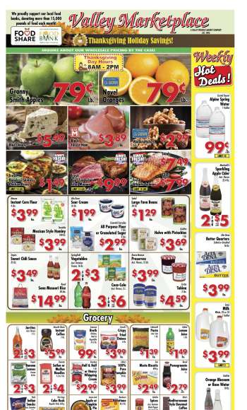 Valley Marketplace Flyer - 11/16/2022 - 11/24/2022.