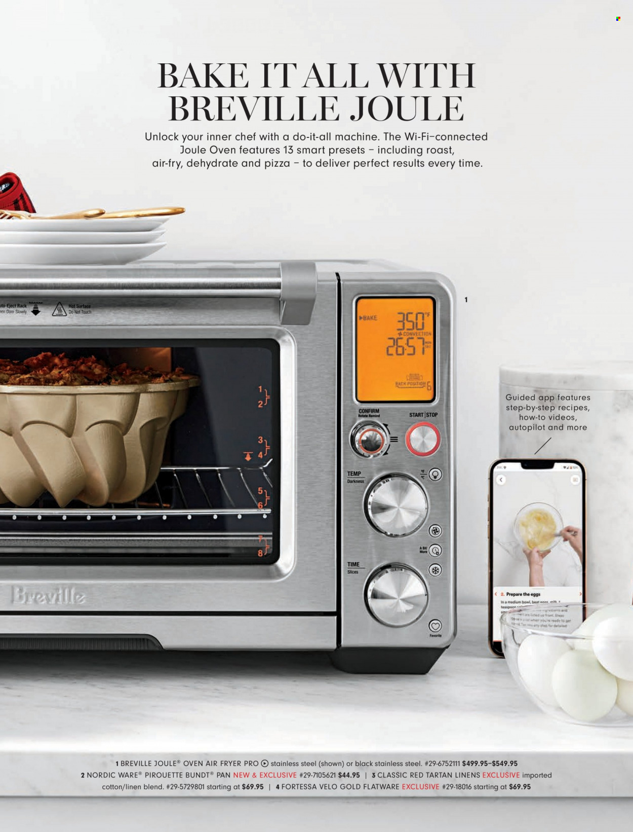 thumbnail - Williams-Sonoma Flyer - Sales products - pizza, flatware, pan, teaspoon, bowl, oven, air fryer. Page 25.