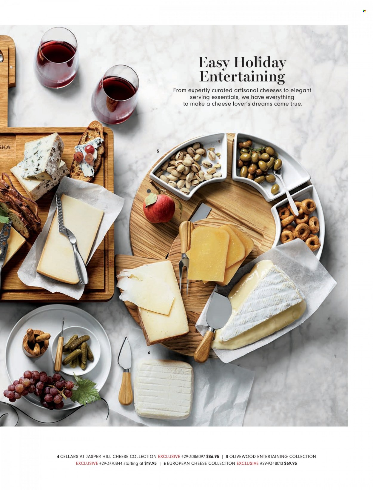 thumbnail - Williams-Sonoma Flyer - Sales products - cheese. Page 67.