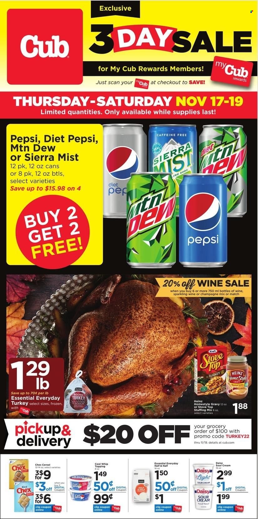 Cub Foods ad - 11/17/2022 - 11/19/2022. Page 1