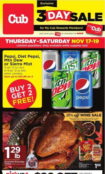 Cub Foods Flyer - 11/17/2022 - 11/19/2022.