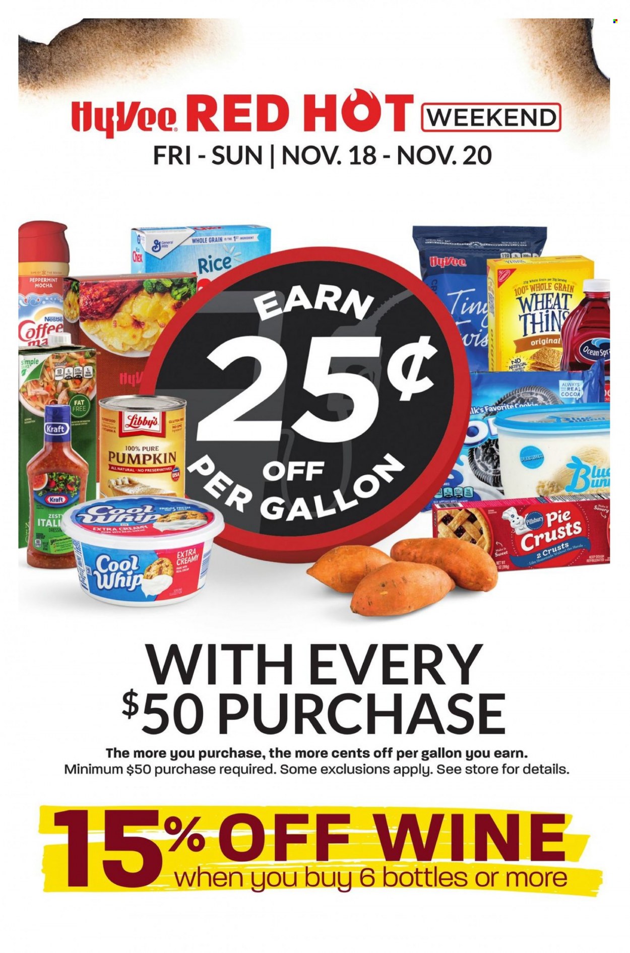 Hy-Vee ad - 11/18/2022 - 11/20/2022. Page 1