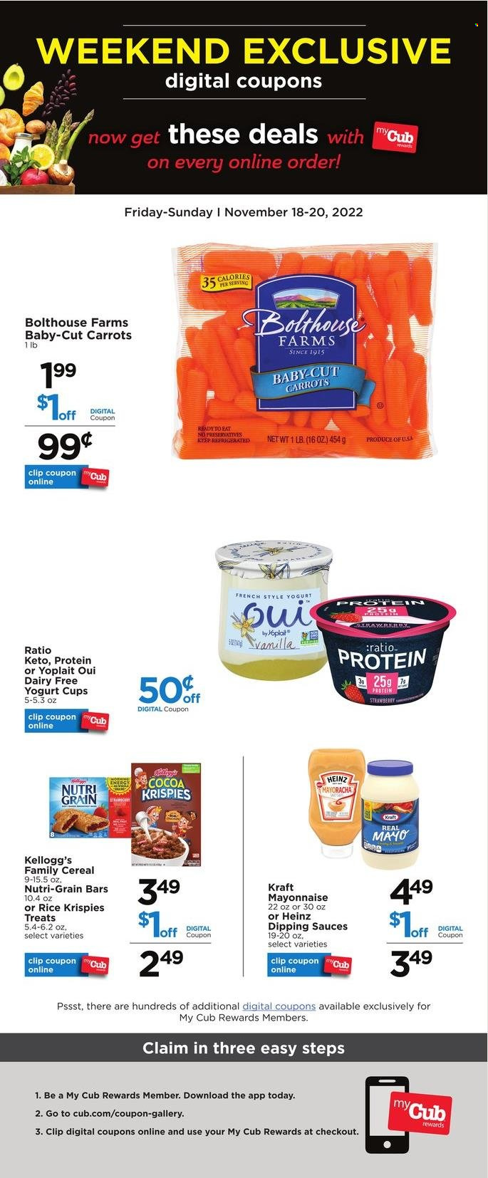 Cub Foods ad - 11/18/2022 - 11/20/2022. Page 1